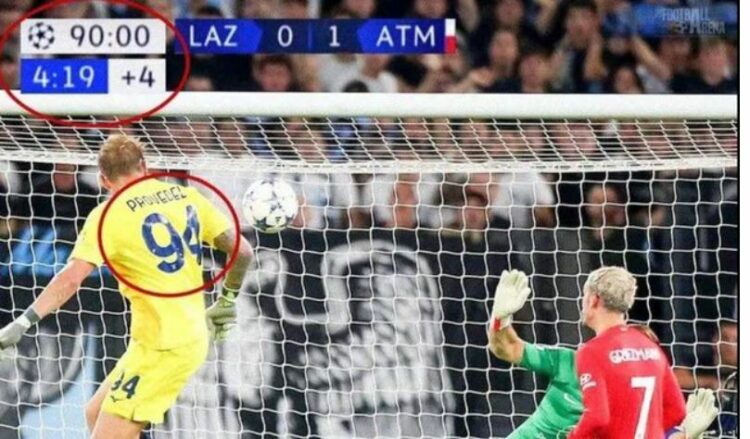 Portieri i Lacios shënoi gol me një rastësi të çuditshme