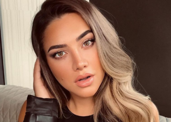 Sara Hoxha duke u puthur me një djalë, dhe ai nuk është Ledri