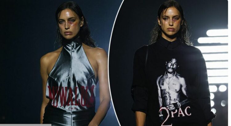 Irina Shayk modelon me sy të nxirë (FOTO)