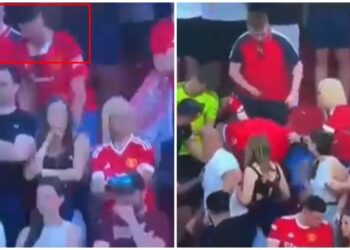 Humbja nuk përballohet, tifozi i United bie pa ndjenja (VIDEO)