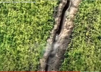 Droni ukrainas ekzekuton rusin në fushë betejë (VIDEO)