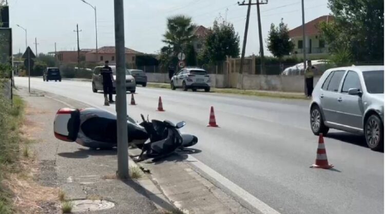 Lezhë-Shëngjin, makina përplas të riun me motor dhe largohet