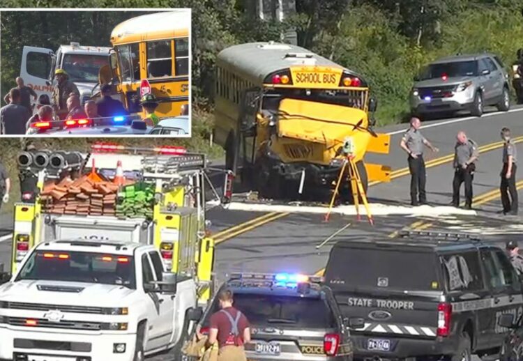 Kamioni përplaset me autobusin e shkollës, 49 fëmijë të plagosur