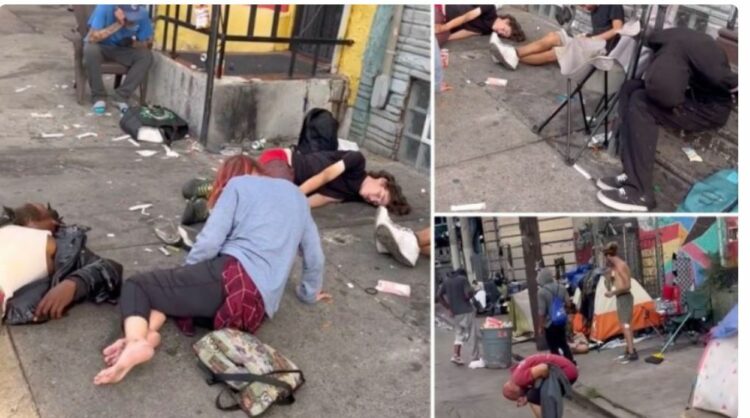 Pamje horror, drogaxhinjtë shtrihen rrrugëve në Filadelfia