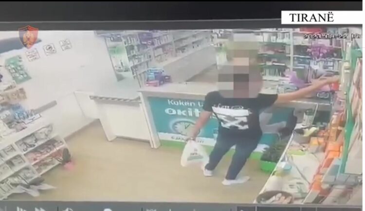 VIDEO/ Grabiste farmacitë në Tiranë, arrestohet 34-vjeçari