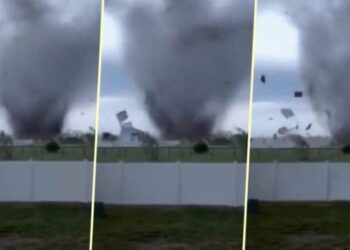 Tërbohet moti në këtë vend, momenti kur shtëpia përpihet nga uragani 