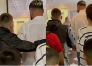 Luiz Ejlli shfaqet pranë fëmijëve të shtëpisë “Zyber Hallulli”