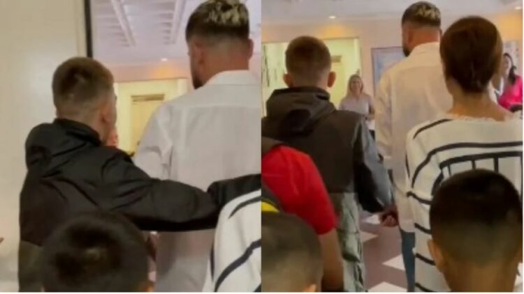 Luiz Ejlli shfaqet pranë fëmijëve të shtëpisë “Zyber Hallulli”