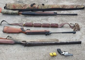 Dhunonte gruan dhe mbante armë në banesë, arrestohet 25-vjeçari