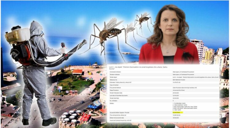 Durrësi plot mushkonja në verë, tenderi 150 MLN lekë bëhet në vjeshtë