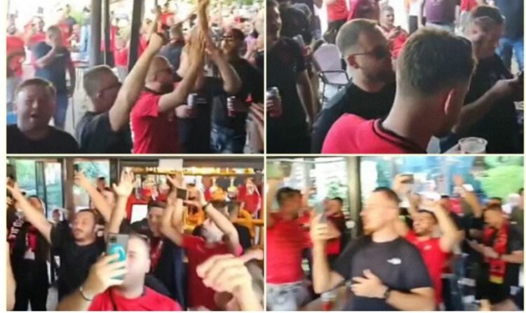 Tifozët kuq e zi festë e këngë rrugëve të Tiranës