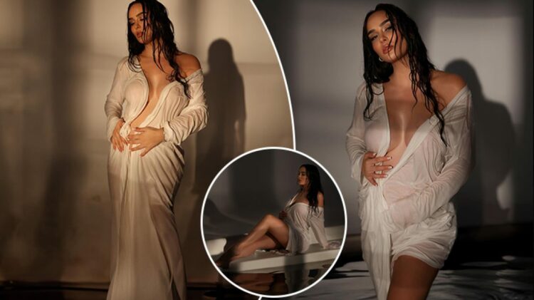 Xhensila Myrtezaj me fotosesion artistik gjatë shtatzënisë së dytë