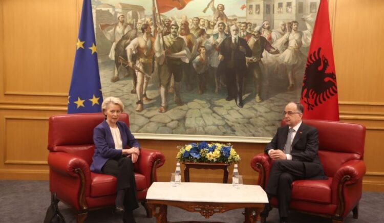 FOTO/ Samiti i Procesit të Berlinit, von der Leyen jep mesazhin e fortë…