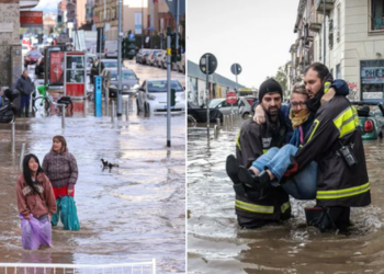 Moti i keq, Kuomo del nga shtrati. Përmbytje në Milano e Venecia