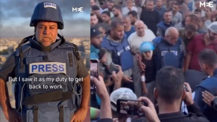 Iu vra familja në Gaza, gazetari i Al Jazeera rikthehet në punë