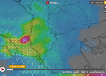 Moti i keq në Vlorë dhe Fier, rrezik maksimal për përmbytje