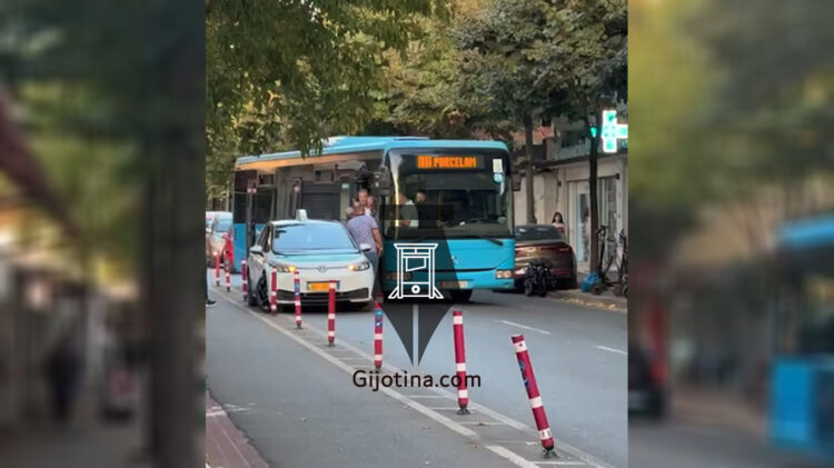 Tiranë/ Autobuzi përplaset me taksinë (VIDEO)