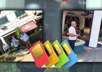 Shiten karta SIM të paregjistruara në mes të Tiranës, përdoren për krime