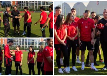 “Ne jemi një”, mesazhi i fortë i Dukës kur kombëtarja e vajzave vizitoi kuqezinjtë