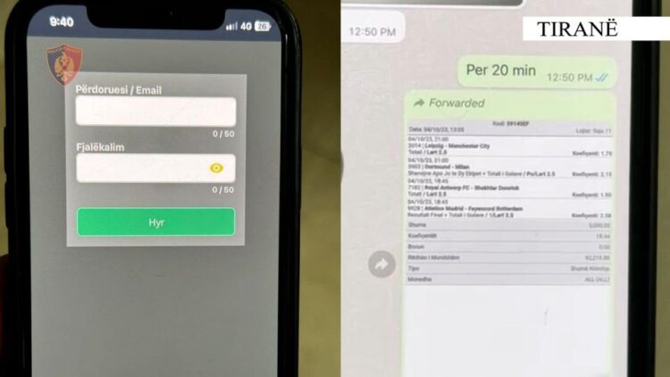 Vinin baste sportive të paligjshme, arrestohen dy të rinj në Tiranë