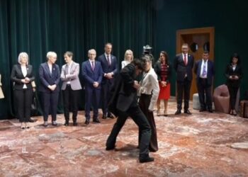 “Edi je i çmendur?!”/ Koreografi flet për kërcimin në Kryeministri