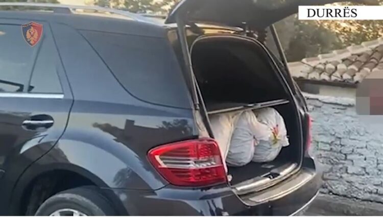 5 thasë me kanabis në makinë, arrestohet 42 vjeçari në Durrës