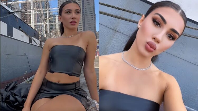 Melinda Ademi shfaqet mahnitëse me të zeza në New York