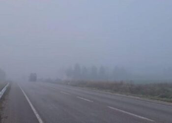 Mjegull e dendur në aksin Maliq-Pogradec, vështirësi në qarkullim