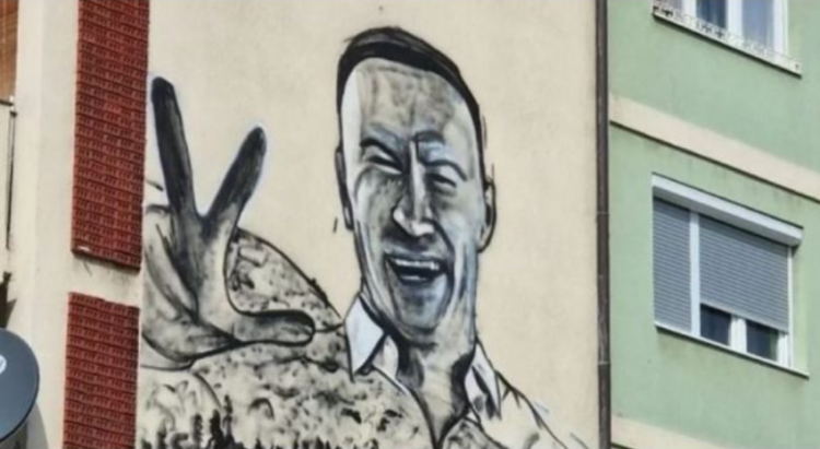 Serbët e Bosnjës i bëjnë mural terroristit të vrarë në Kosovë