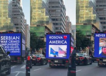 “Krimet e Serbisë”,  në New York shfaqen reklama nga lufta në Kosovë