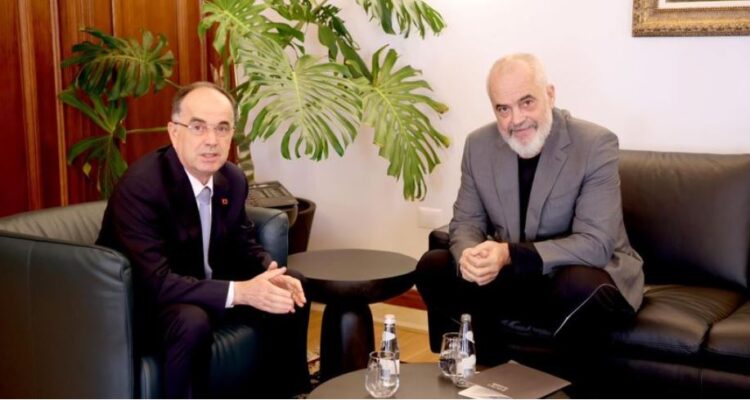 Përgatitjet për Samitin e Berlinit, Begaj pret Ramën në zyrë