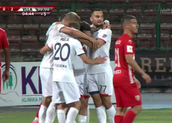 Vllaznia del me pikë të plota nga stadiumi “Skënderbeu”