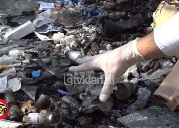 Video skandali, ilaçet e rrezikshme digjen në oborrin e kopshtit