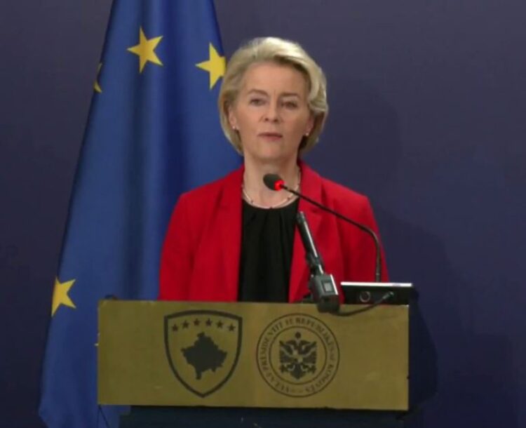 Von der Leyen nga Prishtina: Serbia duhet të njohë Kosovën