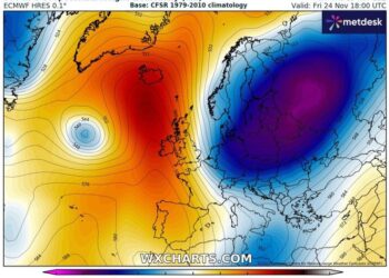 Një stuhi dimri po vjen drejt Ballkanit nga Arktiku, ja çfarë pritet