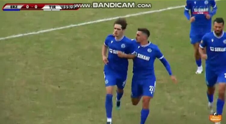 Erzeni i rrëmben 3 pikë Tiranës