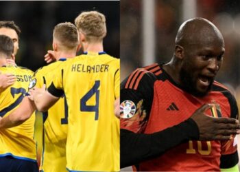 Lukaku shënon 4 për 45 minuta, Belgjika kokë grupi