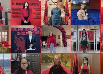 Emocionuese/ 15-shkolla në Tiranë sjellin këngën, “Dua më shumë Shqipërinë”