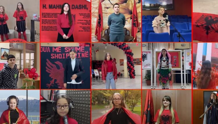 Emocionuese/ 15-shkolla në Tiranë sjellin këngën, “Dua më shumë Shqipërinë”