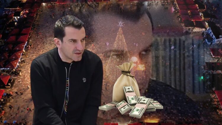 “Babagjyshi” Lali Eri hap thesin e parave për të blerë zbukurimet e festave të shteteve aziatike. Pasi i mbaroi fondet e këtij viti me rindërtim pallatesh,