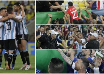 VIDEO/ Përleshje në tribuna, Brazili mundet për herë të parë në fushën e saj nga  Argjentina