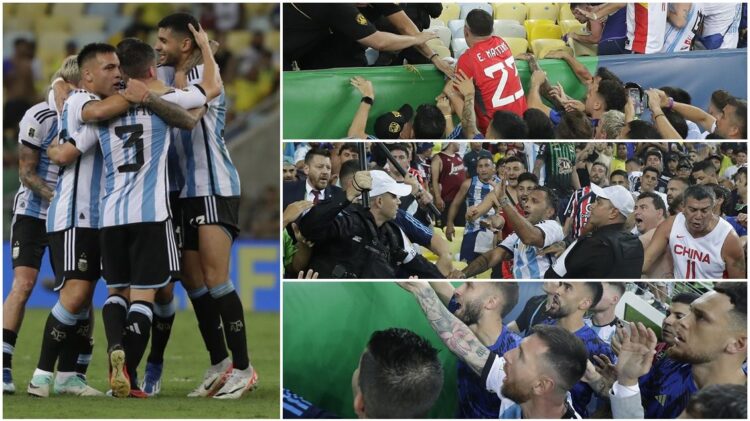 VIDEO/ Përleshje në tribuna, Brazili mundet për herë të parë në fushën e saj nga  Argjentina