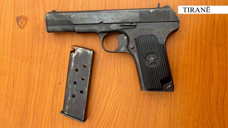 U kap me pistoletë në lokal, vihet në pranga 37-vjeçari në Tiranë