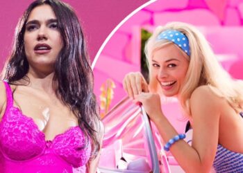 Dua Lipa dhe Margot Robbie shfaqen me pamje mahnitëse
