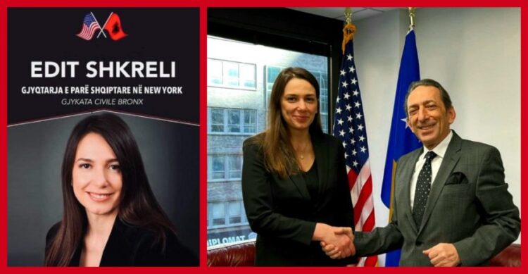 Edit Shkreli, gjyqtarja e parë shqiptare në New York