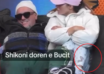 VIDEO/ Buci i ‘fut’ duart me ‘stil’ Santanës, ajo nuk reagon