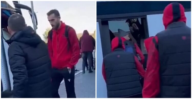 VIDEO/ Dy orë udhëtim me “Lasgushin”, “Kombëtarja” mbërrin në Moldavi