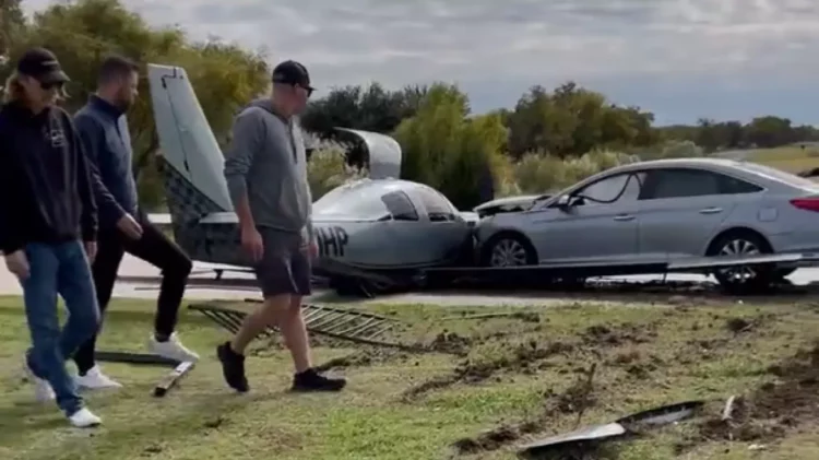 VIDEO/ Aksident i “frikshëm”, shoferi i pafat përplaset me… avionin