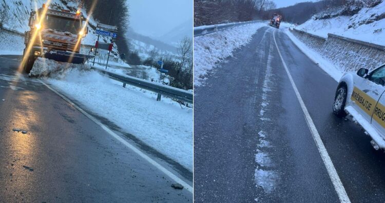 Ministria e Mbrojtjes për motin e keq: Ja rrugët problematike në vend