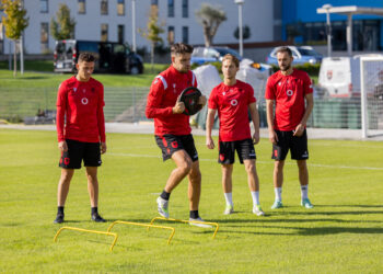 VIDEO/ Kombëtarja zhvillon seancën e radhës stërvitore, grupi i plotë nën urdhrat e Silvinjos